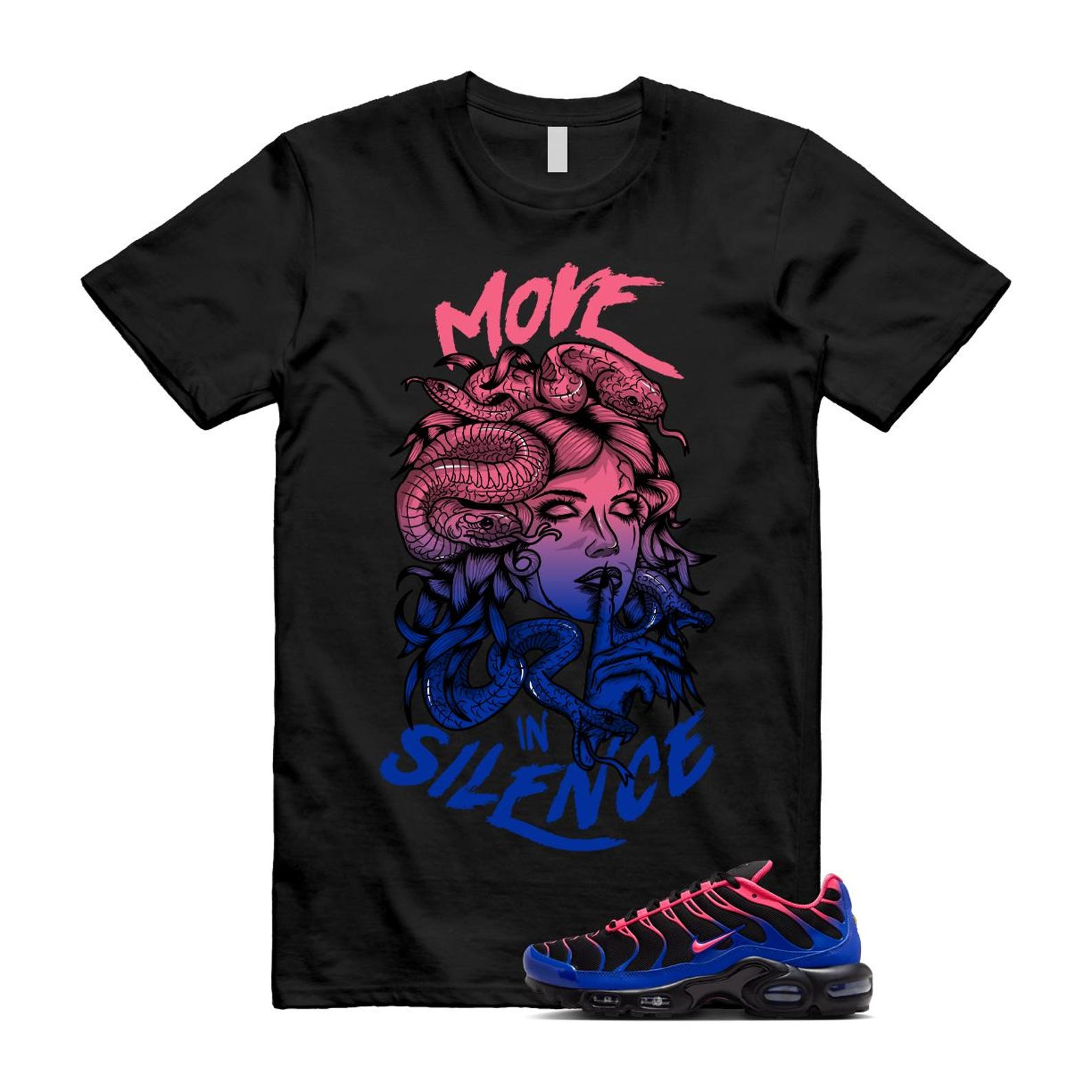 Air Max Hyper Pink Racer Blue Black 95 T Shirt Match MIS IF6146-001 T-Shirt, Sneaker Match Tee
