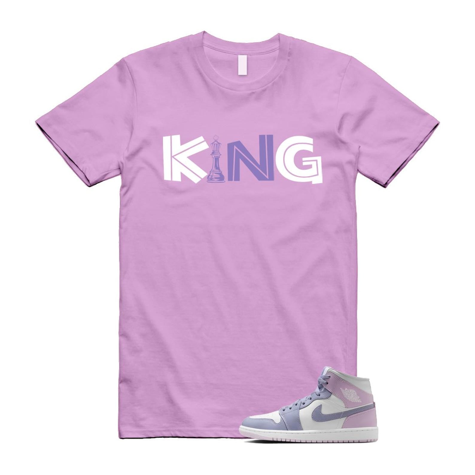 1 Indigo Haze Doll White Purple T Shirt Match KING BQ6472-510 T-Shirt, Sneaker Match Tee