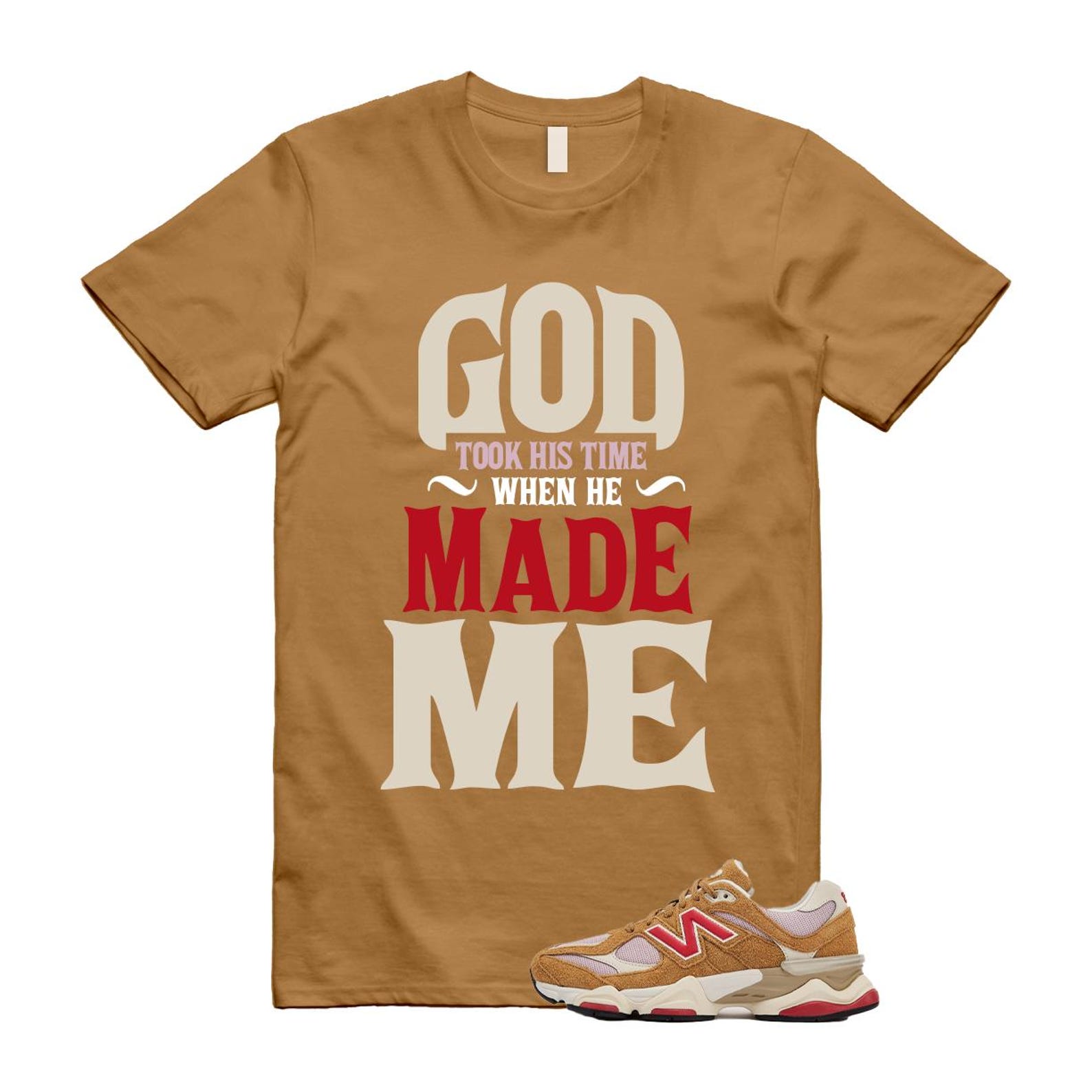 9060 Great Plains True Red Twilight Haze Wheat T Shirt Match GTHT U9060GEA T-Shirt, Sneaker Match Tee