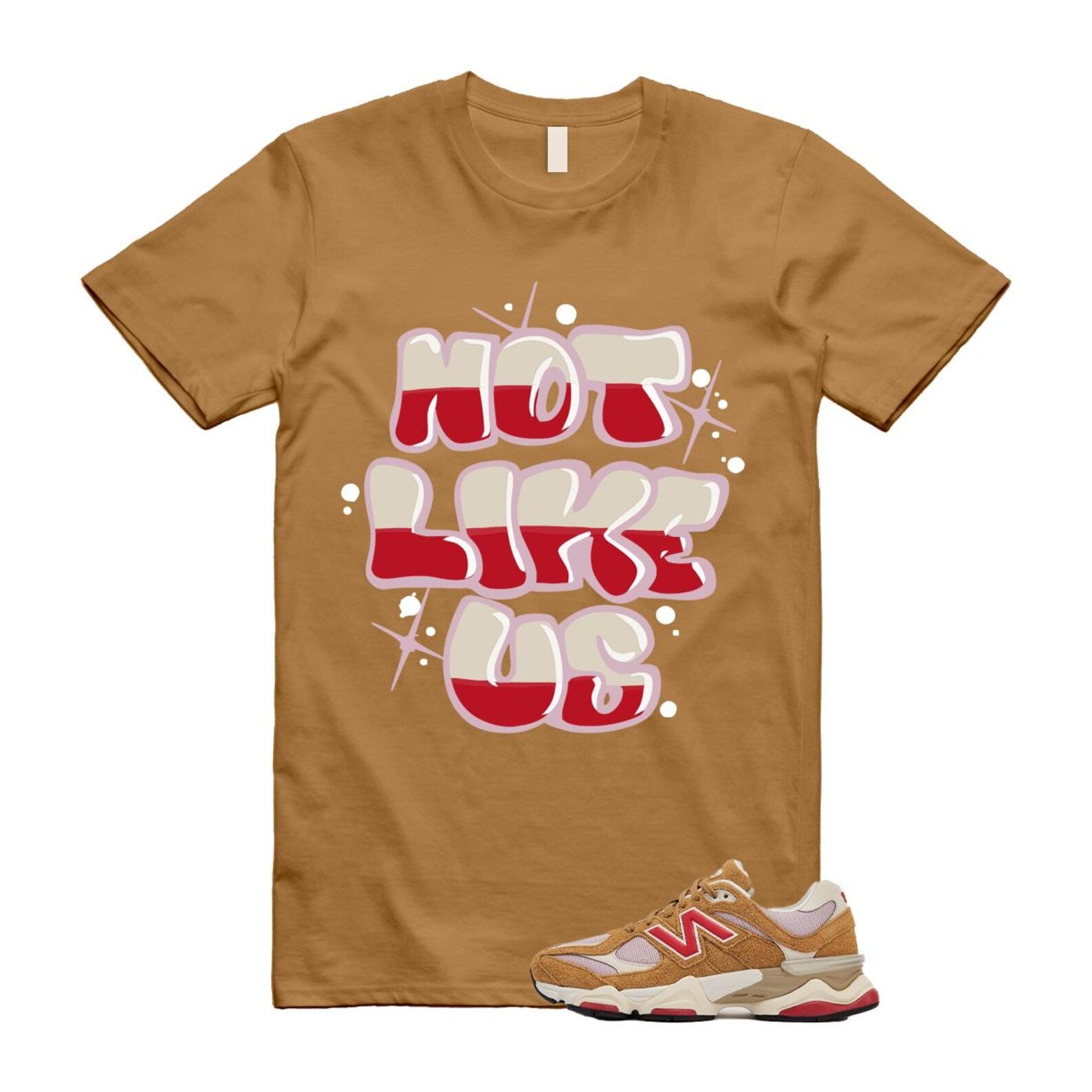 9060 Great Plains True Red Twilight Haze Wheat T Shirt Match NLU U9060GEA T-Shirt, Sneaker Match Tee