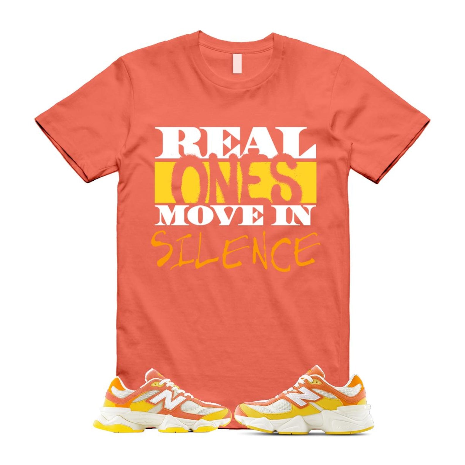 9060 Fluorescent Pink Orange Yellow Citrus Grapefruit Lemon Clementine T Shirt Match REAL U9060FLO T-Shirt, Sneaker Match Tee