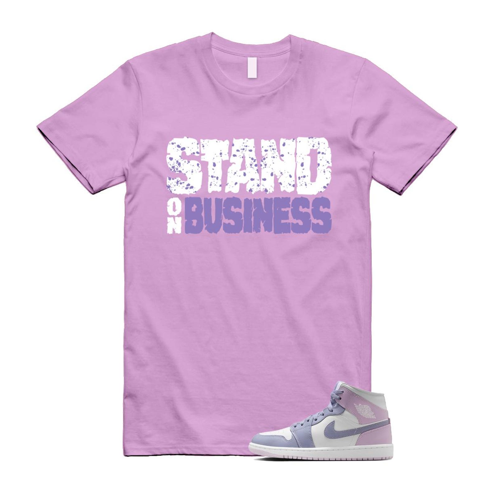1 Indigo Haze Doll White Purple T Shirt Match SOB BQ6472-510 T-Shirt, Sneaker Match Tee