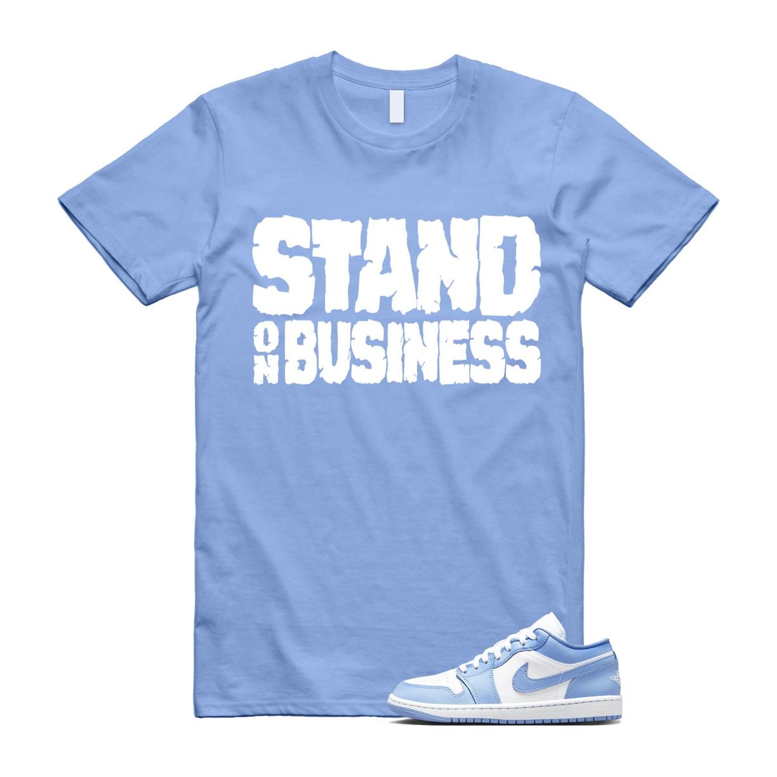 Jordan 1 Low White Aluminum T Shirt Match SOB DC0774-142 T-Shirt, Sneaker Match Tee