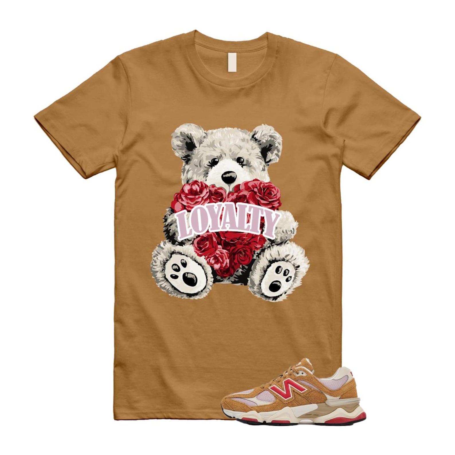 9060 Great Plains True Red Twilight Haze Wheat T Shirt Match LYLTY U9060GEA T-Shirt, Sneaker Match Tee