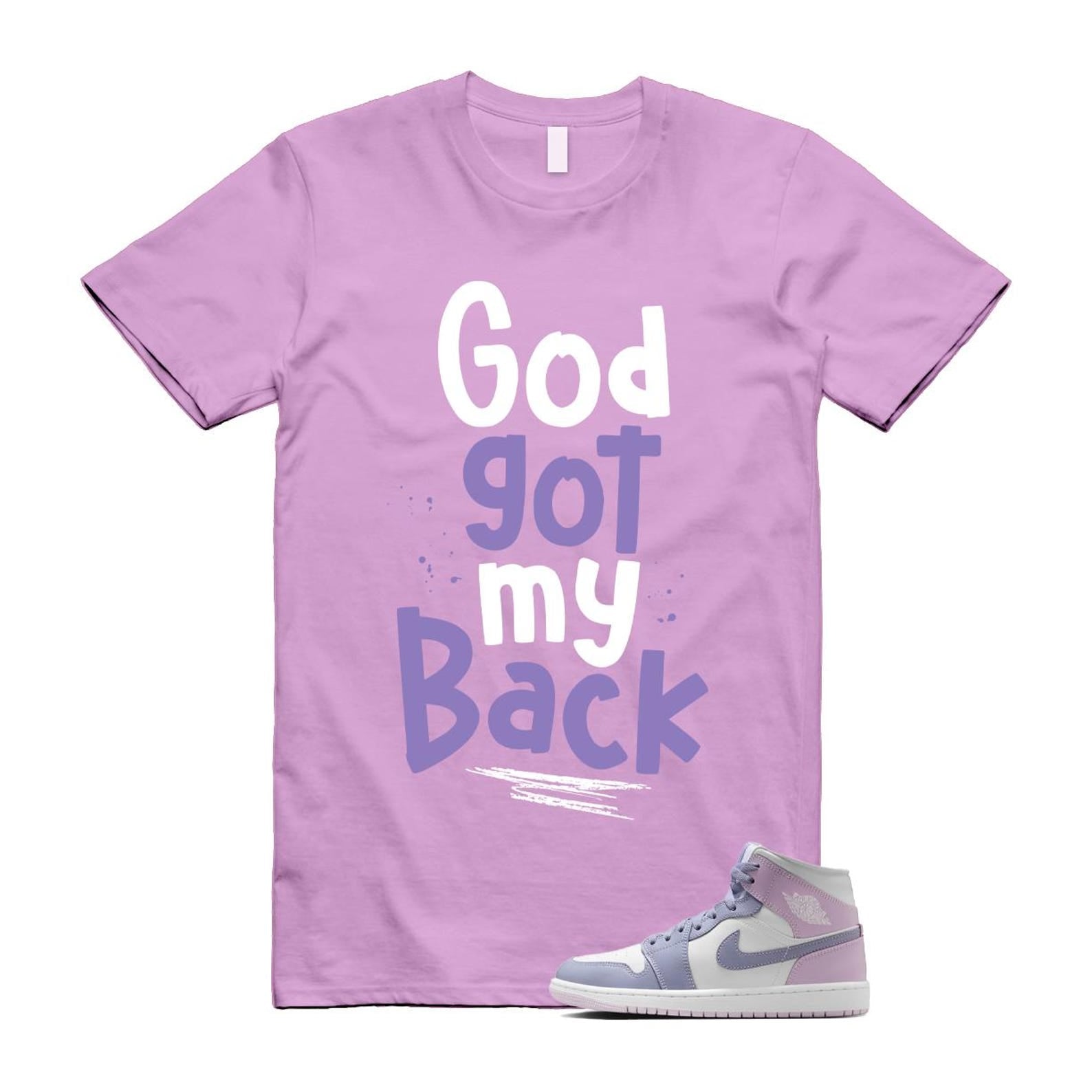 1 Indigo Haze Doll White Purple T Shirt Match GOD BQ6472-510 T-Shirt, Sneaker Match Tee
