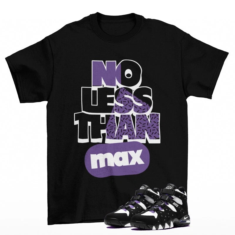 No Less Sneaker Shirt to Match Air Max CB 94 Black Purple CZ7871-001 T-Shirt, Sneaker Match Tee