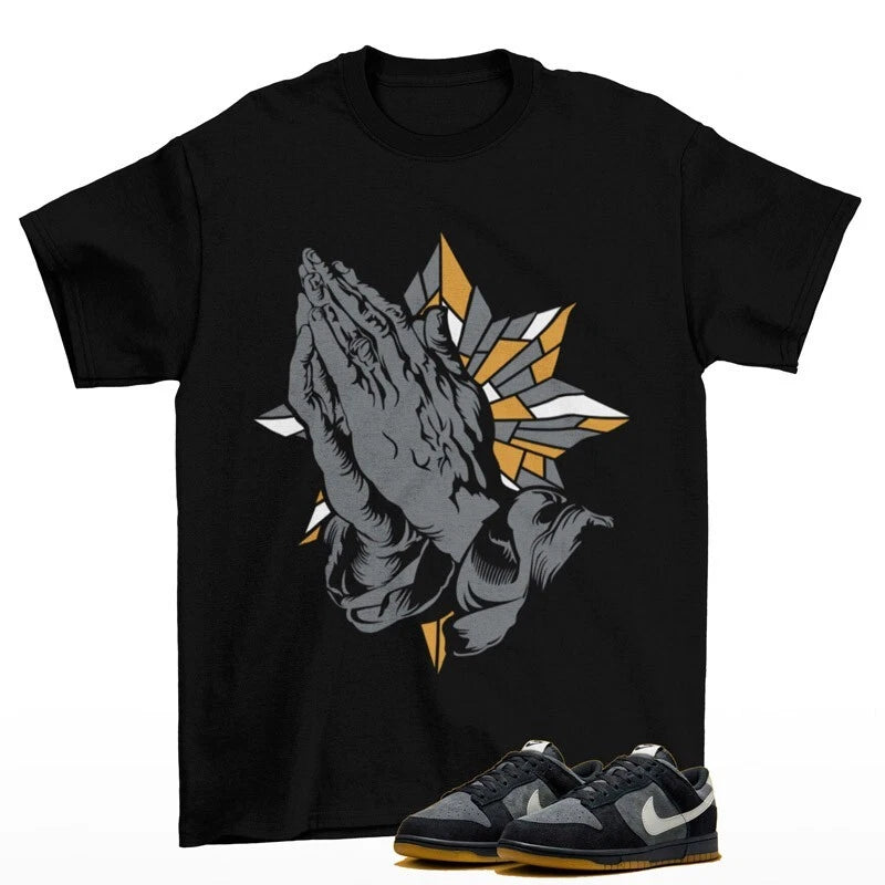 Blessed Sneaker Shirt to Match Dunk Low SE Black Grey Gum HQ1931-001 T-Shirt, Sneaker Match Tee