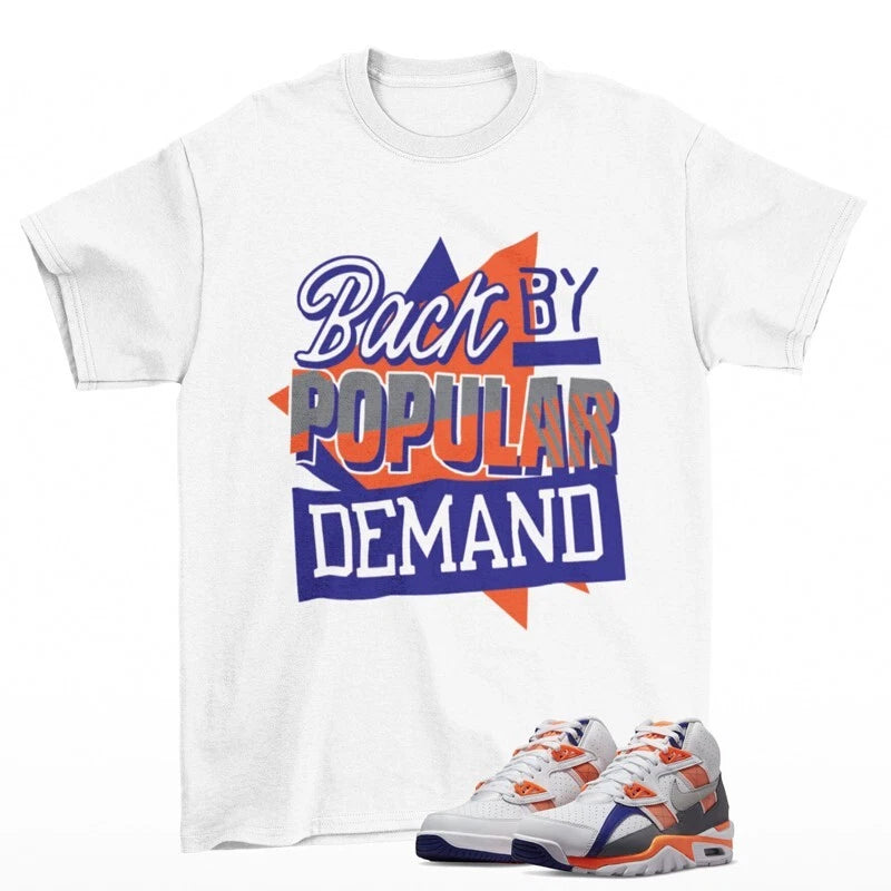 Throwback Sneaker Shirt White to Match Air Trainer SC High DV2212-100 T-Shirt, Sneaker Match Tee