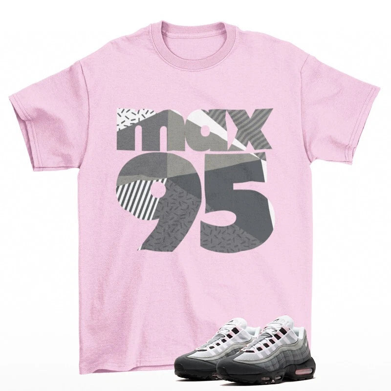 Classic 95 Sneaker Shirt Pink to Match Air Max 95 OG Pink Foam HJ5996-001 T-Shirt, Sneaker Match Tee