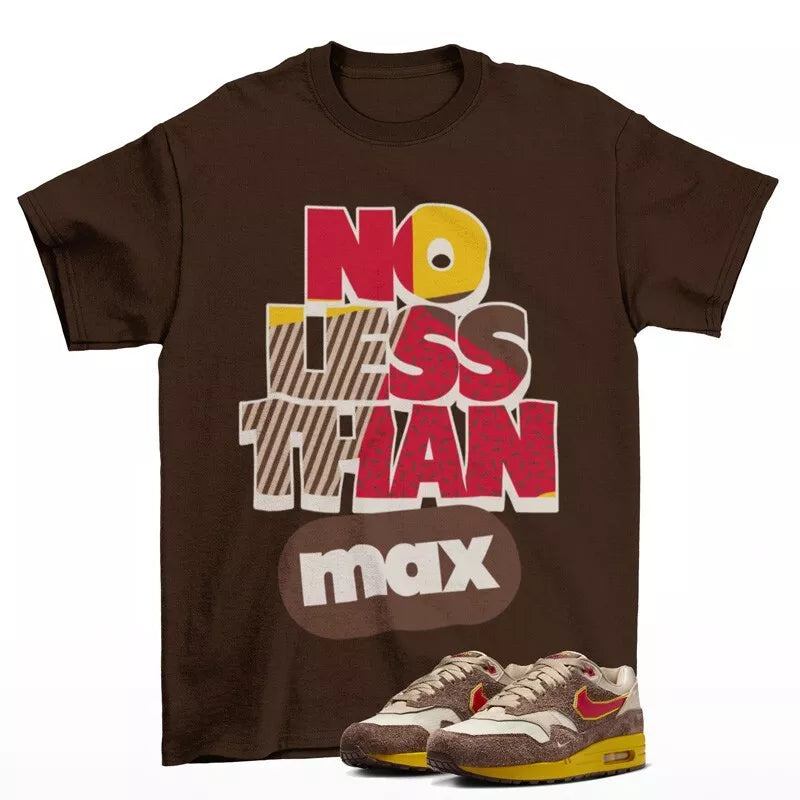 No Less Sneaker Shirt to Match Air Max 1 Big Head Origins HV5776-200 T-Shirt, Sneaker Match Tee