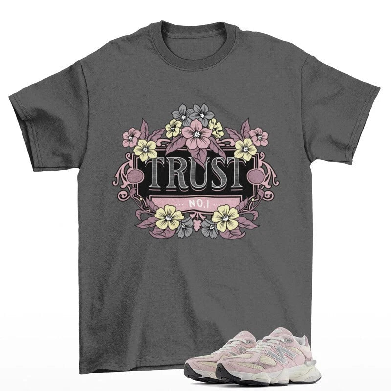Trust Sneaker Shirt to Match 9060 Rose Sugar Angora Ice Wine U9060LBC T-Shirt, Sneaker Match Tee
