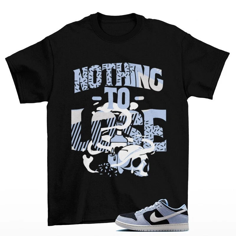 Nothing To Lose Sneaker Shirt to Match SB Dunk Low Black Aluminum HF3063-400 T-Shirt, Sneaker Match Tee