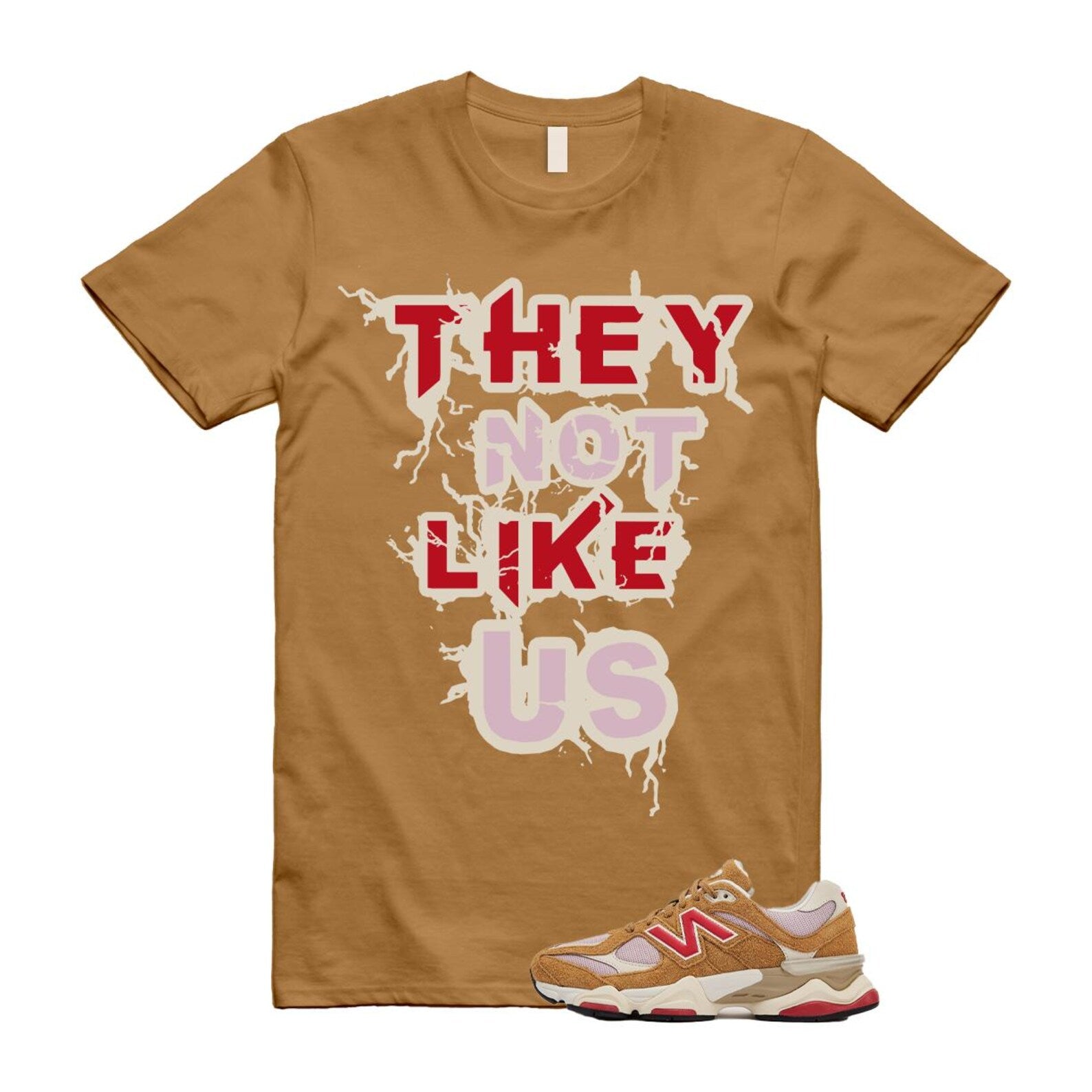 9060 Great Plains True Red Twilight Haze Wheat T Shirt Match US ALT U9060GEA T-Shirt, Sneaker Match Tee