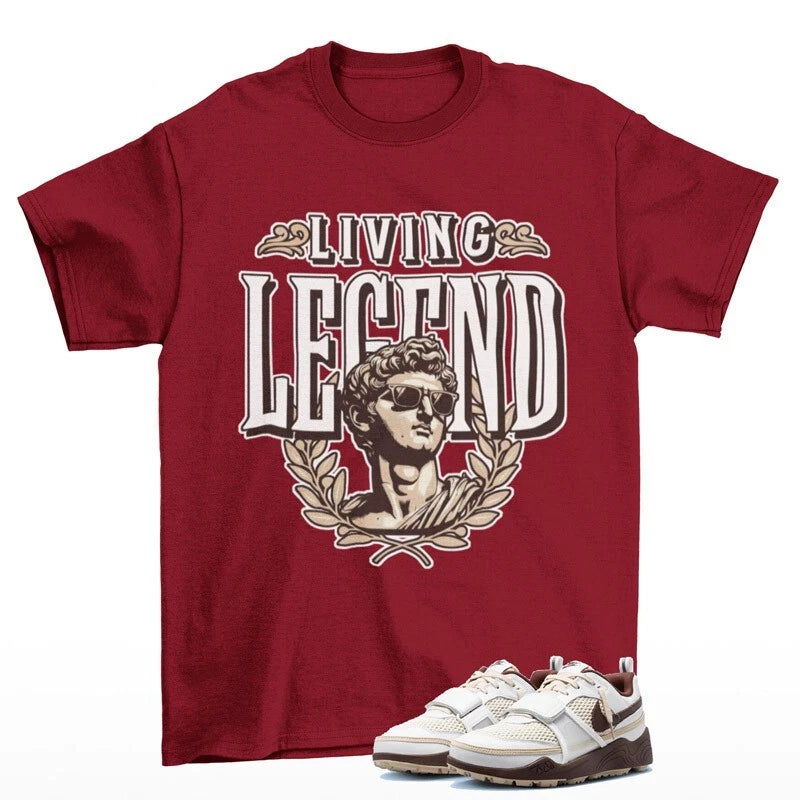 Legend Sneaker Shirt to Match Zoom Field Jaxx Light Chocolate HQ3073-100 T-Shirt, Sneaker Match Tee