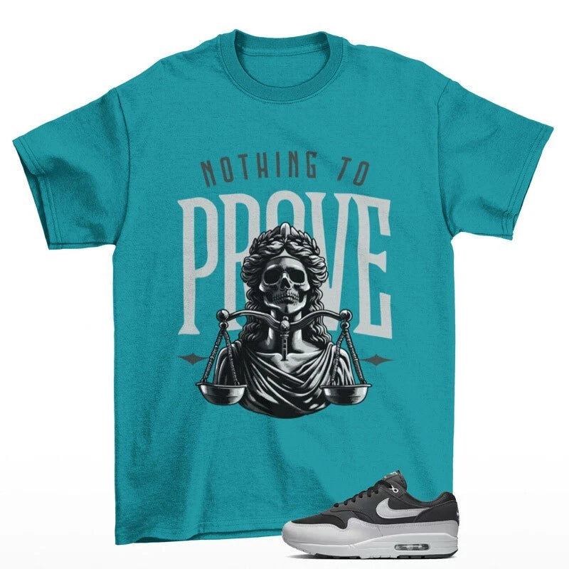 Proof Sneaker Shirt to Match Air Max 1 Off Noir Vast Grey FZ5808-007 T-Shirt, Sneaker Match Tee