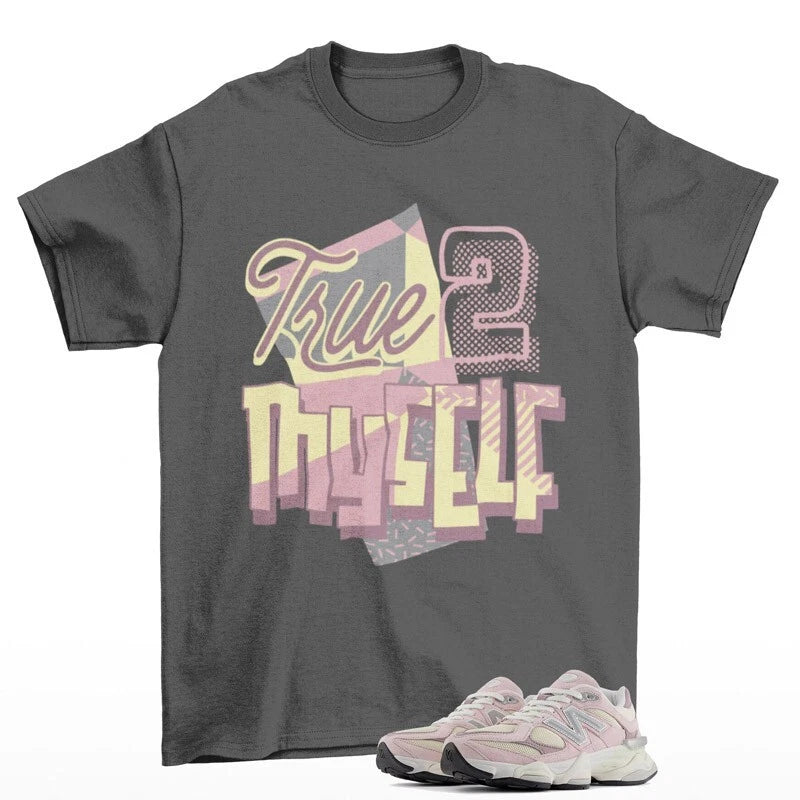 Stay True Sneaker Shirt to Match 9060 Rose Sugar Angora Ice Wine U9060LBC T-Shirt, Sneaker Match Tee