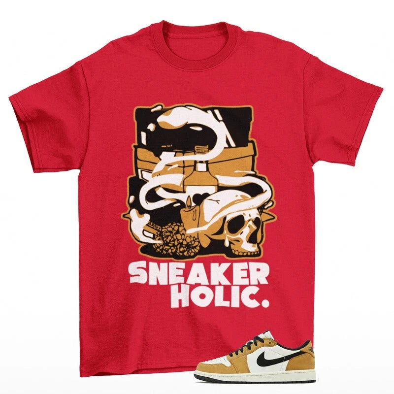 Sneaker Holic Shirt to Match Jordan 1 Low Rookie of the Year CZ0790-107 T-Shirt, Sneaker Match Tee