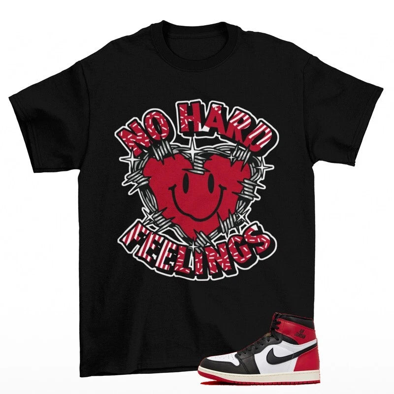 Feelings Shirt Black to Match Jordan 1 Black Toe Reimagined DZ5485-106 T-Shirt, Sneaker Match Tee