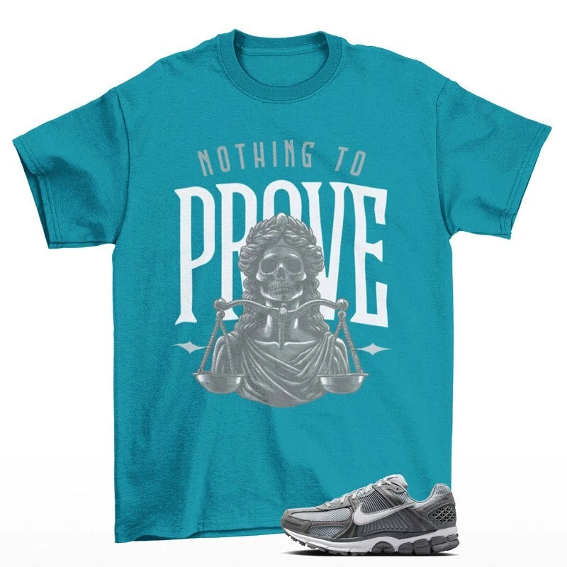Proof Sneaker Shirt Teal to Match Zoom Vomero 5 Cool Grey FJ4151-003 T-Shirt, Sneaker Match Tee