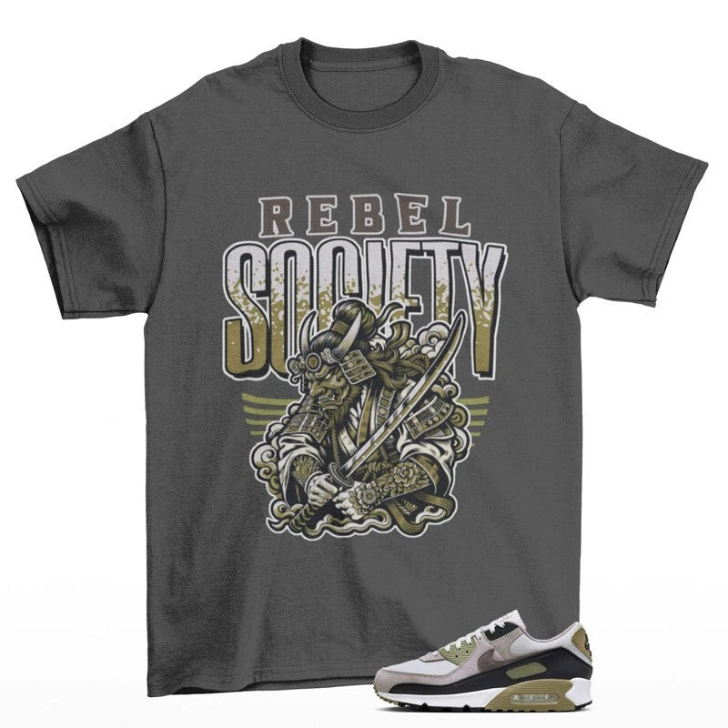 Ronin Sneaker Shirt to Match Air Max 90 Light Bone Neutral Olive DM0029-011 T-Shirt, Sneaker Match Tee
