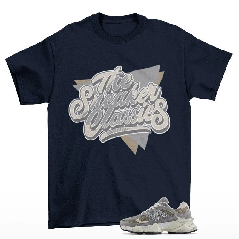 Classics Sneaker Shirt Navy to Match 9060 Slate Grey Arid Stone Timberwolf U9060LBA T-Shirt, Sneaker Match Tee