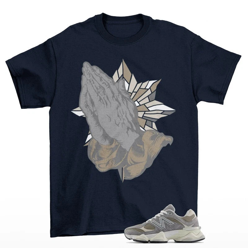 Blessed Sneaker Shirt Navy to Match 9060 Slate Grey Arid Stone Timberwolf U9060LBA T-Shirt, Sneaker Match Tee